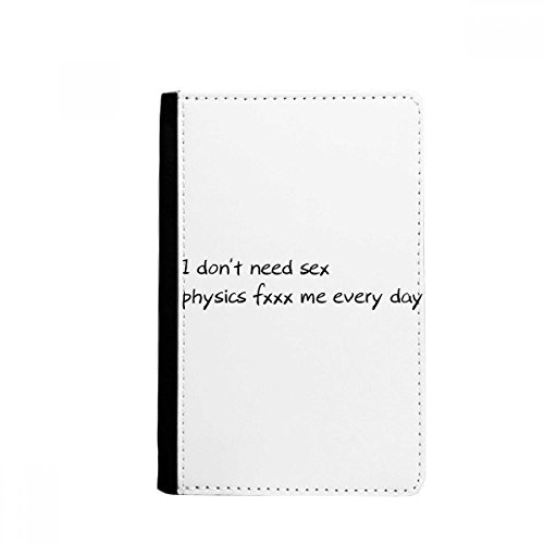 DIYthinker Quote About Physics Passport Holder Notecase Burse Wallet Cover Card Purse