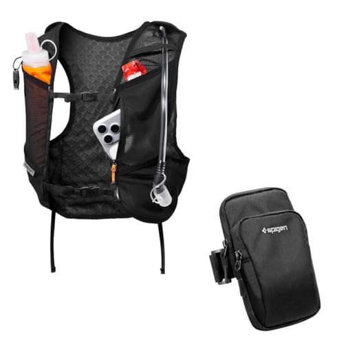 Gilet de course Spigen M-L pack running avec flasque souple 500ml