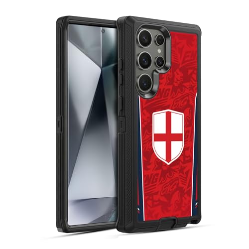 Coque Angleterre Samsung Galaxy S24 Ultra étui antichoc foot drapeau anglais
