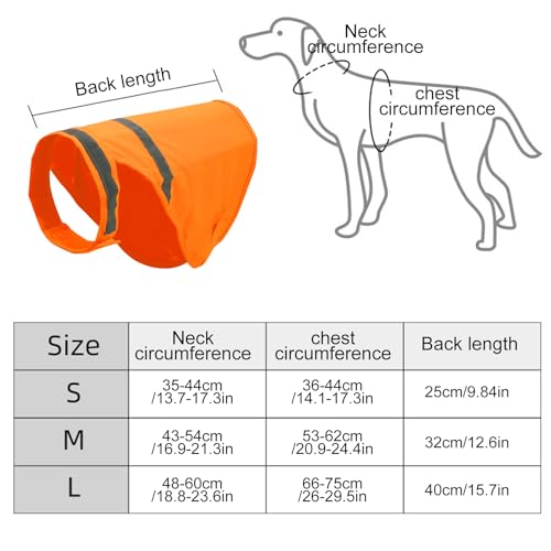 Hunde-Signalweste – Leuchtendes Orangefarbenes Geschirr | Sicherheitsoutfit Für Wandervergnügen, Flexibler Wasserdichter Straßenschutz, Schutz Für Treue Begleiter Bei Täglichen Aktivitäten, Langlebige