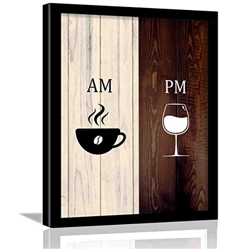 kotart Engineered Wood - Cooking Quotes Kitchen Wall Posters With Frame (11X14 Inch, Brown)