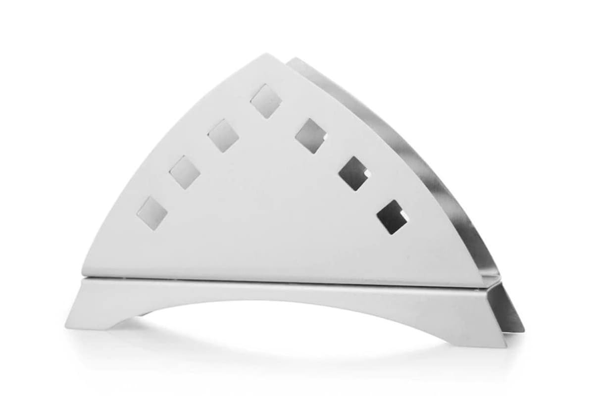 Unify Stainless Steel Napkin Holder for Kitchen - Tissue Paper Holder for Dining Table, Napkin Stand for Restaurant, Cafe, Hotels, 1 Piece, Matt Finish Slotted Square (B09TR83T8L) Amazon Price History, Amazon Price Tracker