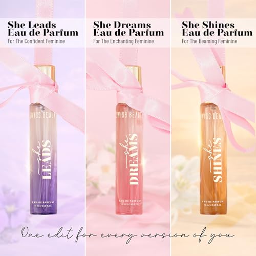 Image of Swiss Beauty The She Edit | 3-In-1 Perfume Gift Box | Long-Lasting Fragrances | Travel-Friendly | Perfect For Gifting | 45ml