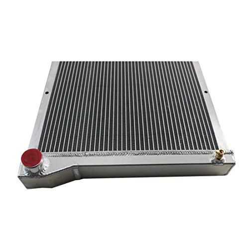 Primecooling 3 Row Core Aluminum Radiator +2X12\" Fans w/Shroud for 1967-72 GMC Chevrolet Blazer, C/K Series Pickup Truck C10 C20 C30