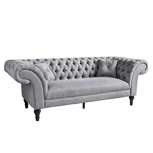 invicta INTERIOR riess-Ambiente.de Elegantes Chesterfield 3er Sofa Paris...