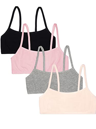Image of Fruit of the Loom Girls' Cotton Spaghetti Strap Sport Bra