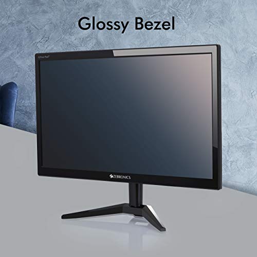 Image of Zebronics 15.59-inch (39.6 cm) LED Backlit Full HD Computer Monitor with USB Powered VGA /HDMI Ports - ZEB-AU16FHD (Black)