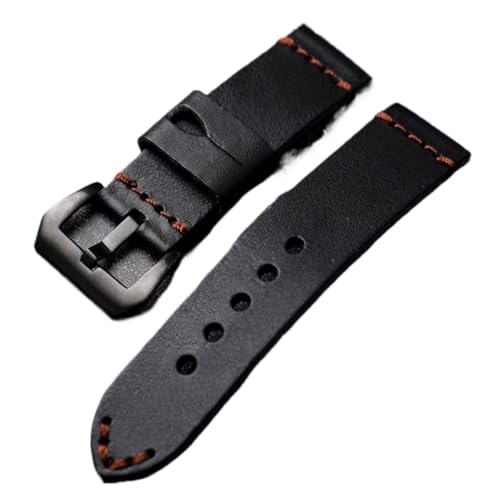 Bracelet montre cuir noir cuicu, accessoire vintage homme pour le quotidien et les sorties