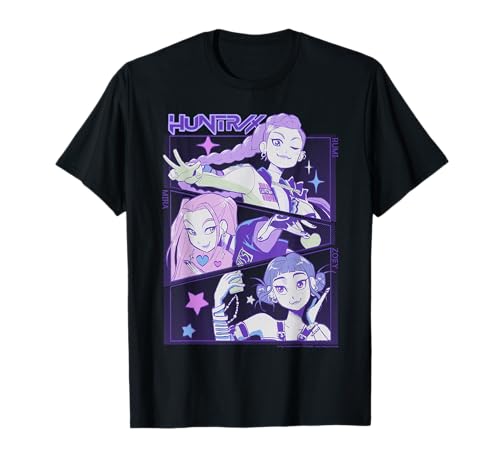 KPOP Demon Hunters Anime Huntrix Huntr/X Camiseta