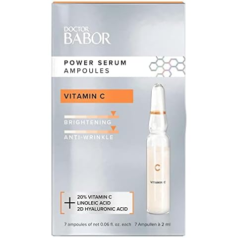 Doctor Babor Power Serum Vitamin C, Ampoules for the Face, Hyaluronic Acid + Vitamin C for a Radiant Complexion, Vegan Formula, 7 x 2 ml Cover