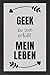 Geek zu sein: DIN A5 • Punkteraster 120 Seiten • Kalender • Notizbuch • Notizblock • Block • Terminkalender • Abschied • Abschiedsgeschenk • Ruhestand • Arbeitskollege • Geburtstag