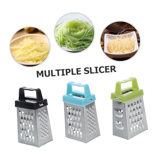 VOSAREA 6pcs Mini Rallador y Cortador de Acero Inoxidable miniatura 3