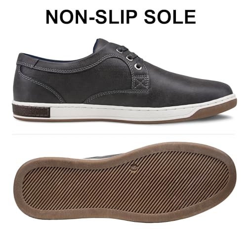 Image of Jousen Men's Fashion Sneakers Classic Retro Casual Shoes for Men Breathable Business Dress Sneaker