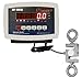 Optima Hanging S-Hook Crane Scale with Indicator Display, 250 lb x 0.05 lb