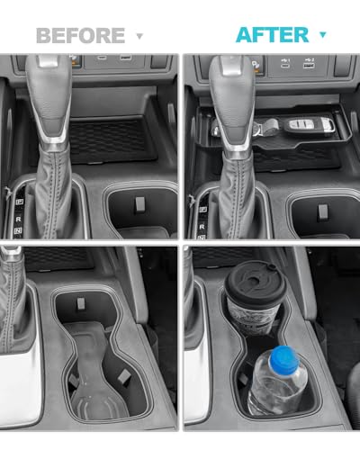 Image of CDEFG 2Pcs for 2025 Nissan Frontier Center Console Organizer for 2022-2025 Nissan Frontier Accessories Middle Console Storage Box Cup Holder