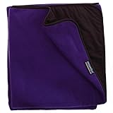 Mambe Extreme Weather 100% Waterproof/Windproof Outdoor Blanket, Camping Blanket and Stadium Blanket with Premium Stuff Sack (Small, Royal Plum)