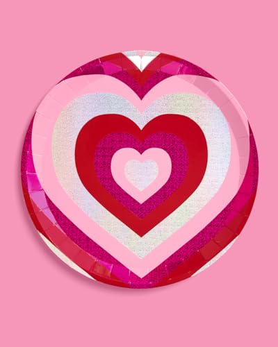 xo, Fetti Pink Pony Club Paper Plates | 24 pcs 9" | Bachelorette Decorations, Dinner Party Setting, Birthday Decor, Cute Pink Tablescape