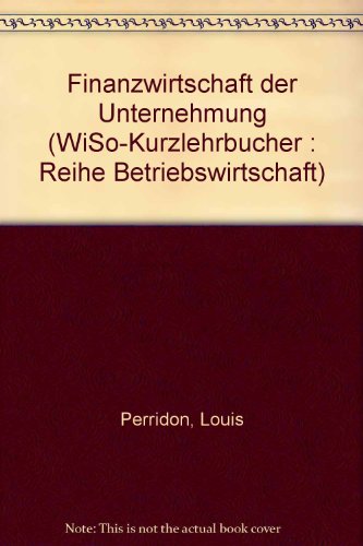 WiSo Kurzlehrbücher - Finanzwirtschaft der Unternehmer