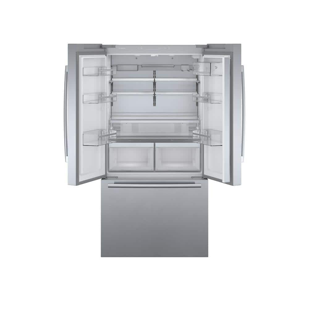 Bosch B36ct80sns 21 Cu.Ft. Stainless Bottom Mount Refrigerator on Fridge.com - View 5
