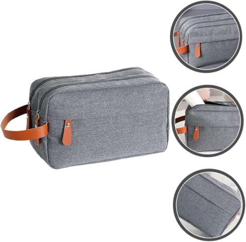 Bolsa de Viagem Portátil Necessaire Masculina para Homens e Mulheres, Bolsa Organizadora de Poliéste