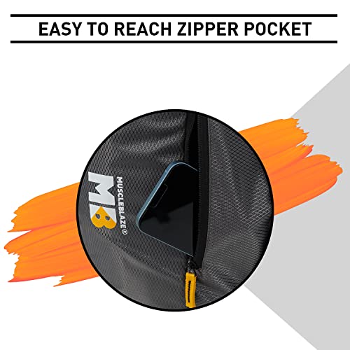 Image of MuscleBlaze Backpack Gym Bag (Grey, 30L) | for Men and Women | Sports Bag