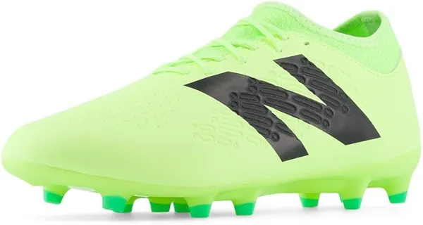 New Balance Unisex Tekela Magique FG V4+ Soccer Shoe, Bleached Lime Glo/Lime Leaf/Black, 6.5 Wide US Men