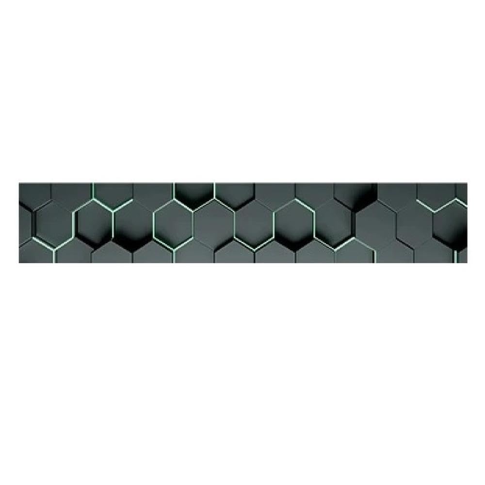 Peinture géométrique nid d'abeille gris vert haute performance anti-reflets
