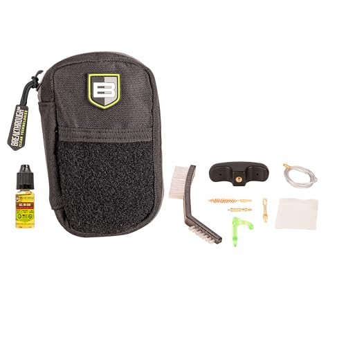Breakthrough Clean Technologies® Badge Series Pull-Through Cleaning Kit w/Molle Pouch, 9mm