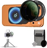 Upgraded 67mm Phone Lens Filter Adapter Mount + ND for iPhone 17 16 15 14 Pro Max Plus Air, Double-Sided Magnetic Phone Lens Filter Ring with 1/4-20\ & Cold Shoe Pull-Out to fit 17 Pro Max