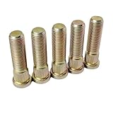 5PCS Bolts Lug Studs 101922201 416-061 Compatible with Club Car Golf Cart DS Gas Electric 1982-up Replace 1034779-01 1011304 102353401