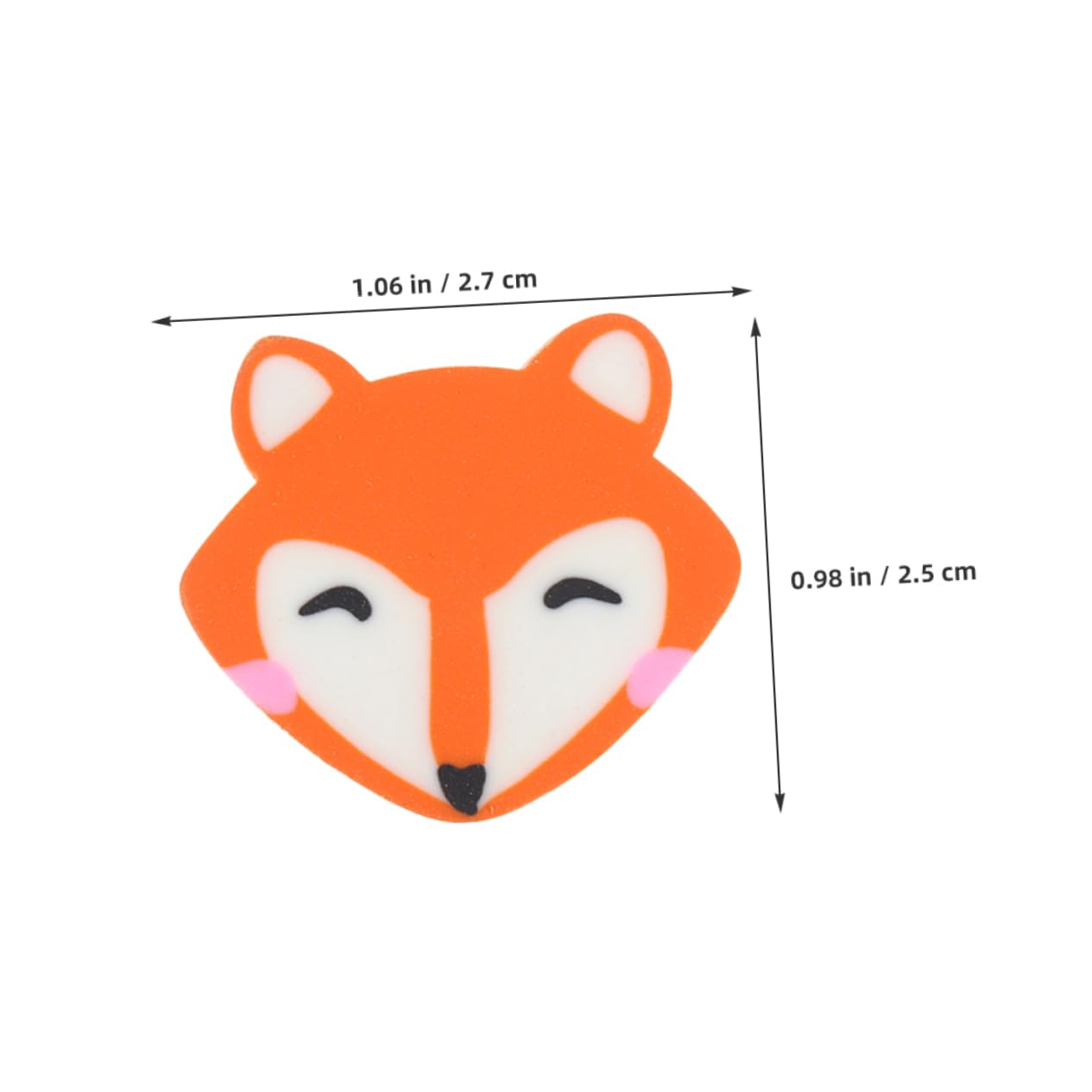 VILLCASE Soft Erasers for Boys and Girls 80pcs Fox Dolphin Mini Animal Erasers Bulk Pack