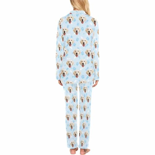 Personalized Pajamas For Women Custom Pet Pajamas Customized Pajamas Set2