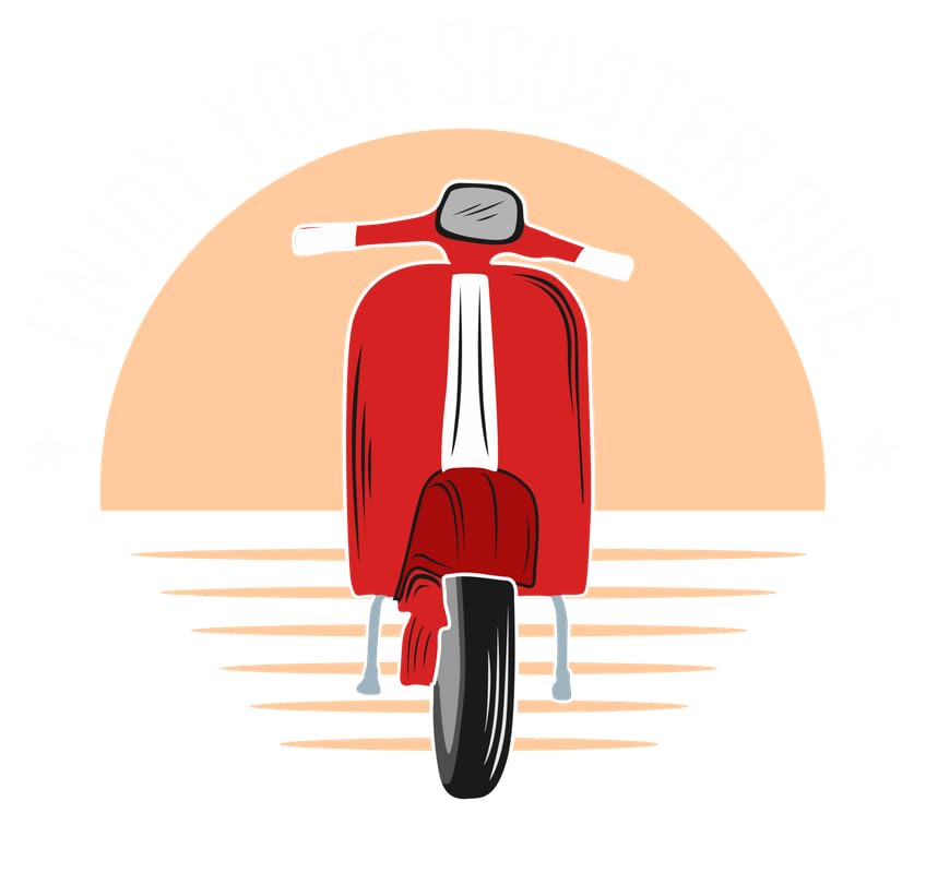 Poster A2 Scooter Ride sur toile plein d'espoir pour votre foyer