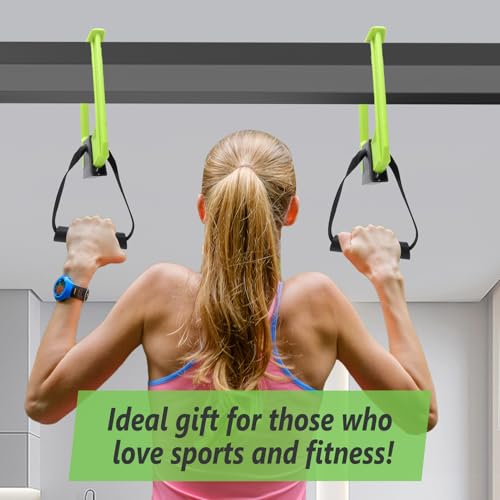 Image of Portable Pull Up Bar For Doorway, Home Gym Equipment, Travel Pull Up Bar, 220lbs Weight Capacity, Chin-Up Core Training