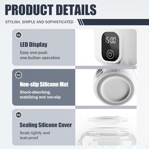 Image of Mini Laundry Machine 1.5L Portable Laundry Machine and Spinner for Baby Clothes, Underwear, Socks; Ideal for Travel, Dorms, Camping A92