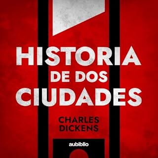 Diseño de la portada del título Historia de dos ciudades