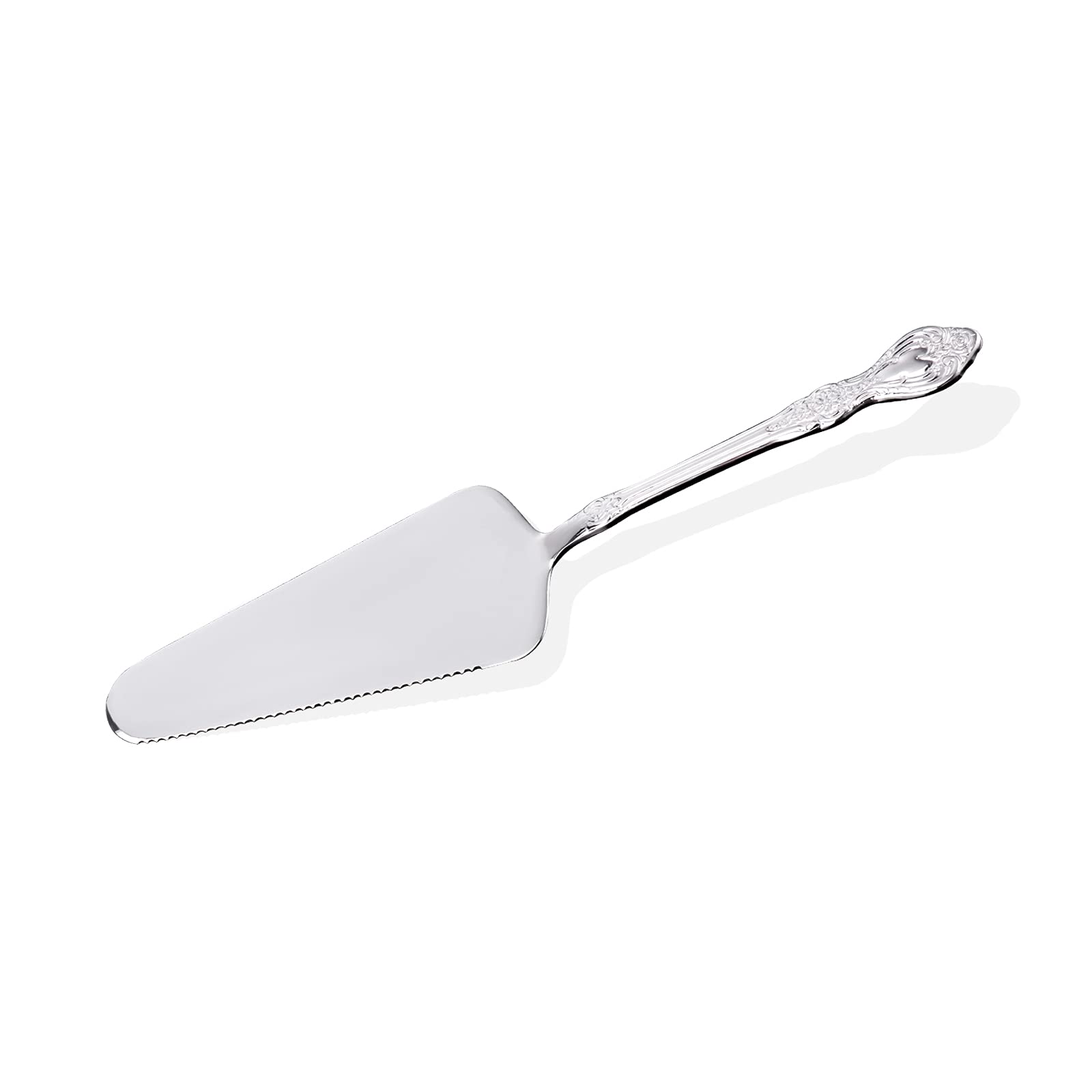 Personalized Engraved Customized Wedding Cake Cutter, Wedding Anniversary Cake Knife and Server Set Free Engraving Professional Dessert Server for Cake Cheese Pie Pizza (1)