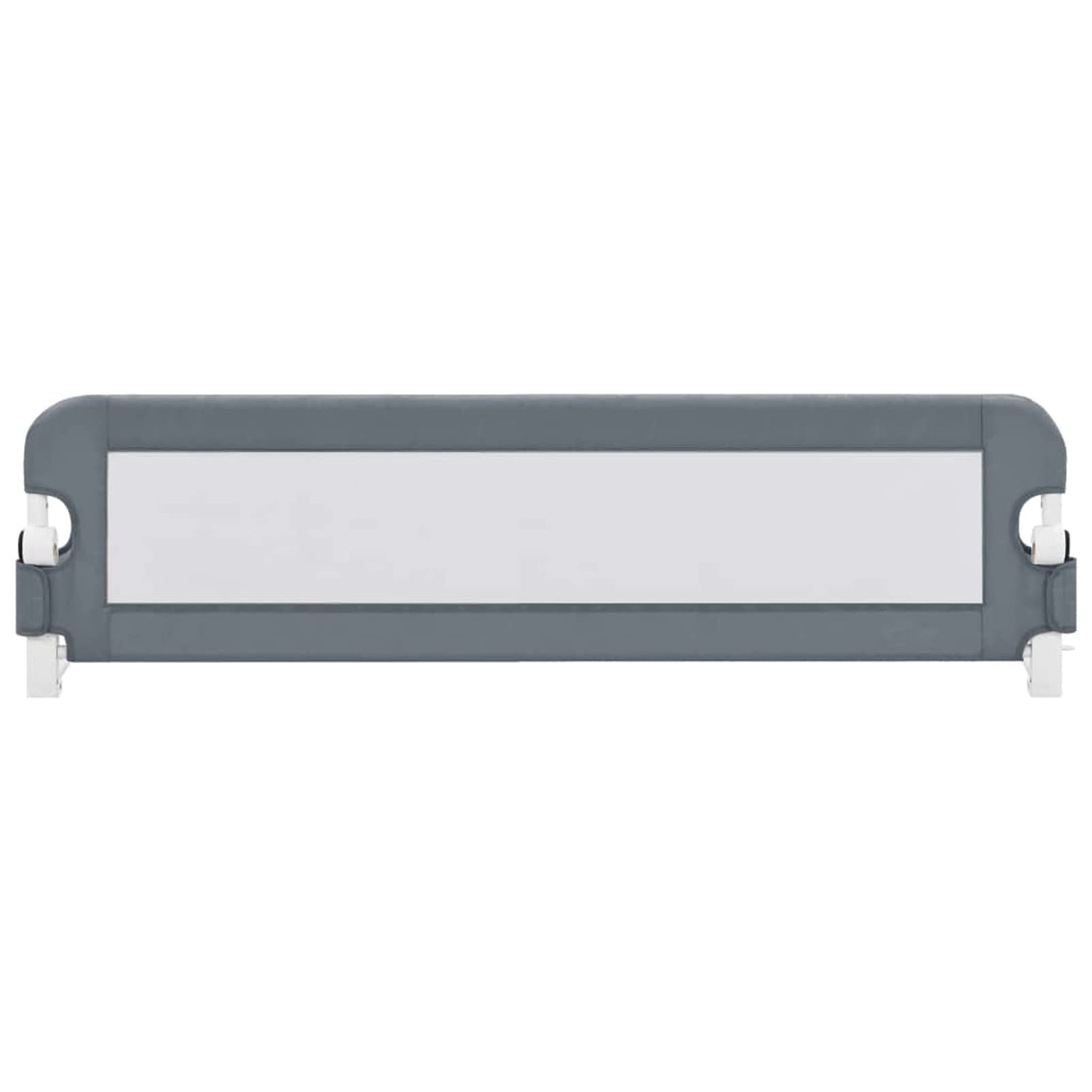 Mogou Barandilla de Seguridad Cama de niño, Barrera Seguridad Niños Cama, Barandilla Cama Niño, Baranda De Seguridad para Niños, poliéster Gris 150x42 cm