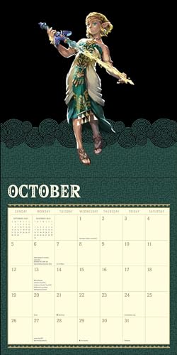 Legend of Zelda: Tears of the Kingdom 2025 Wall Calendar