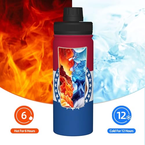 Botella de agua de acero inoxidable de Missouri de 18 oz 7