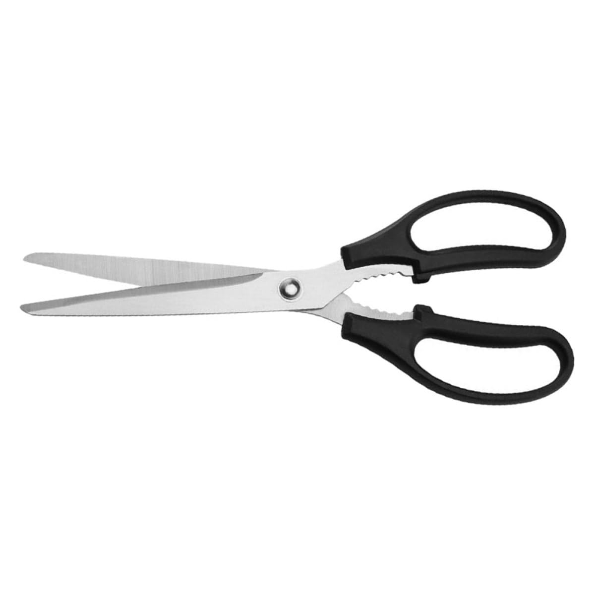 Ciieeo 2pezzi Forbici Da Cucina Acciaio Inossidabile Utensile Multifunzionale Per Pesce e Per Cucina Domestica e Barbecue Nero