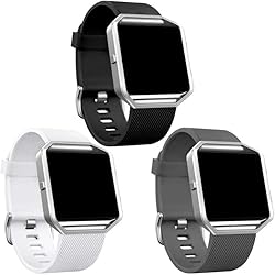 Panda Bobo Correa compatible con Fitbit Blaze, cor...: Compatibilidad: esta correa de repuesto para reloj inteligente Fitbit Blaze Fitness (Nota: solo correa, no incluye marco ni rastreador) Hechas de silicona de alta calidad, estas correas son totalmente compatibles con los relojes Fitbit Blaze y son du...