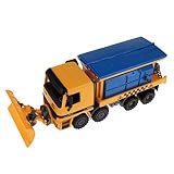 * Material: plástico ABS Sharplace Juguete de Plástico Modelo Diecast Truck Niños Juguetes de Ingeniería - Barredora de Nieve 445x152x165mm