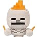 JINX Minecraft Happy Explorer Skeleton On Fire Plush Stuffed Toy, Gray, 7