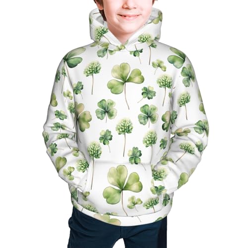 St Patrick's Day3 Kid Hoodies Boys Sweatshirts Girls Pullover with Pocket3