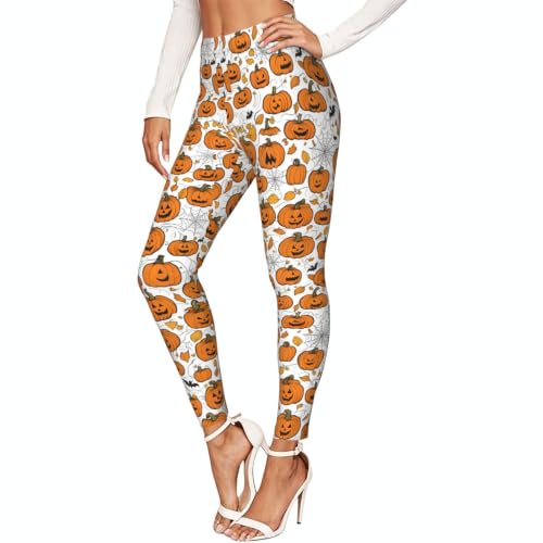 Leggings de Halloween opacos EdsfFehs pantalones elásticos cómodos que estilizan