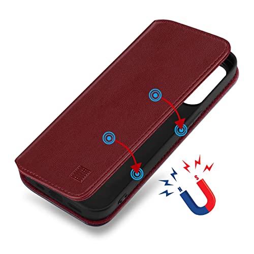 32nd Classic Series 2.0, Real Leather Book Wallet Flip Case Cover For Apple iPhone 14 Pro (6.1") - Image 4