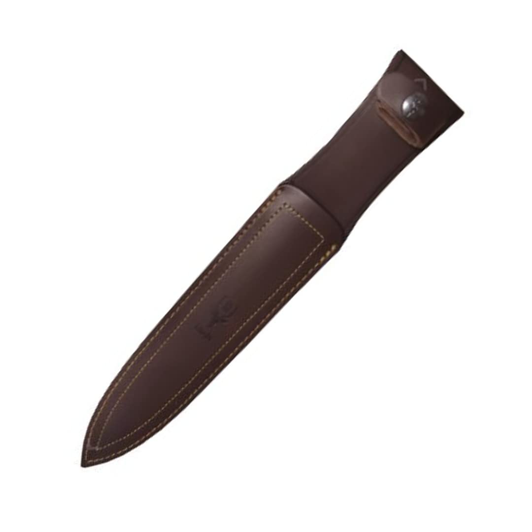 LO TRINCO YO Muela Cuchillo BW-24G hoja de acero MoVa de 24 cm y empuñadura de goma ideal para Caza, Pesca, Supervivencia y Bushcraft.