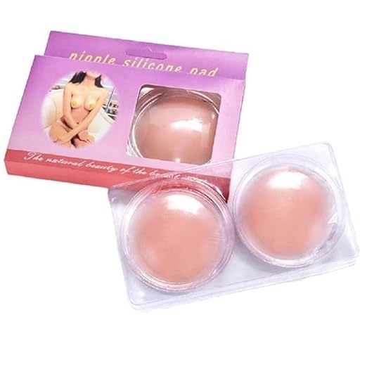 (𝟏𝟓 𝐘𝐞𝐚𝐫𝐬 𝐖𝐚𝐫𝐫𝐚𝐧𝐭𝐲 Silicone Breast Lift Covers for Women | Invisible Adhesive Nipple Pasties | Reusable Skin-Friendly Nipple Pads | Sweat-Resistant, Free-Size Nude Cover-image-6
