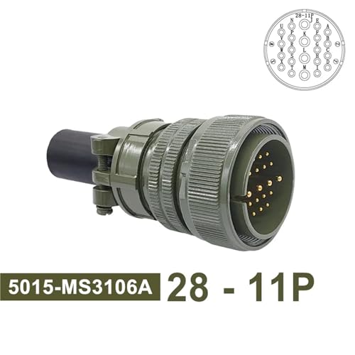 Conector mil-spec MS3102A circular 5015 de 1 unidad para paneles de control 2